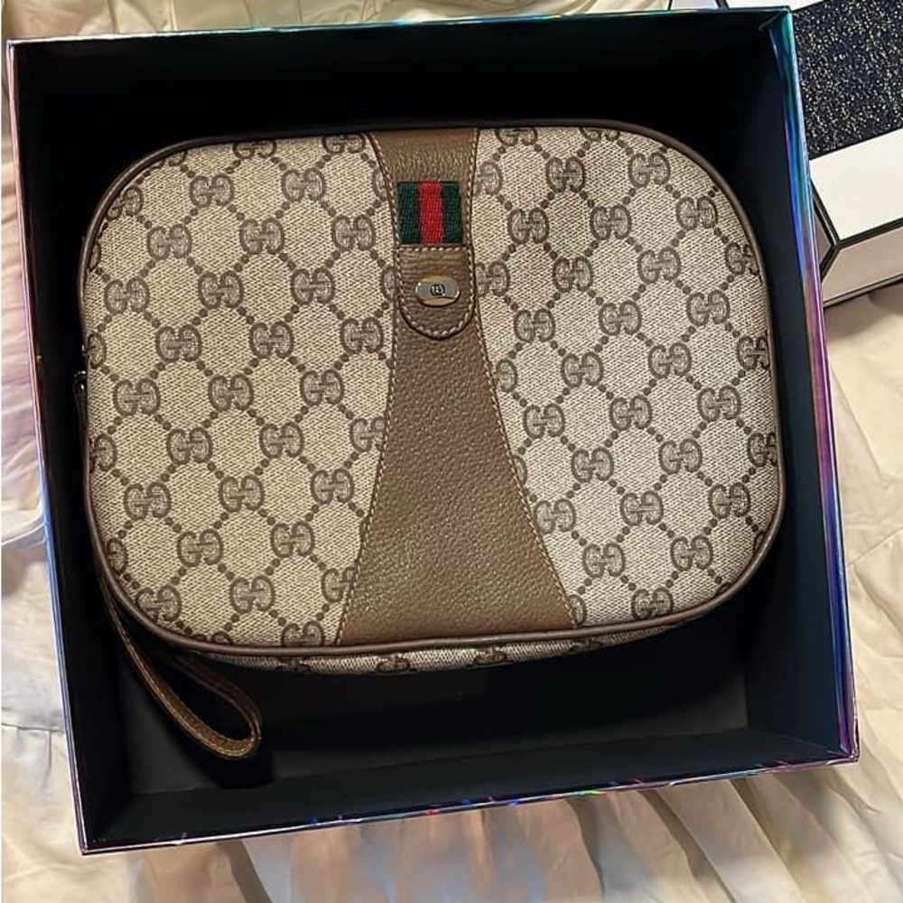 Authentic Gucci Clutch with Box